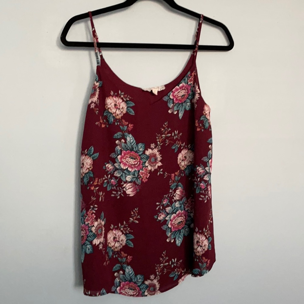 Floral tank top